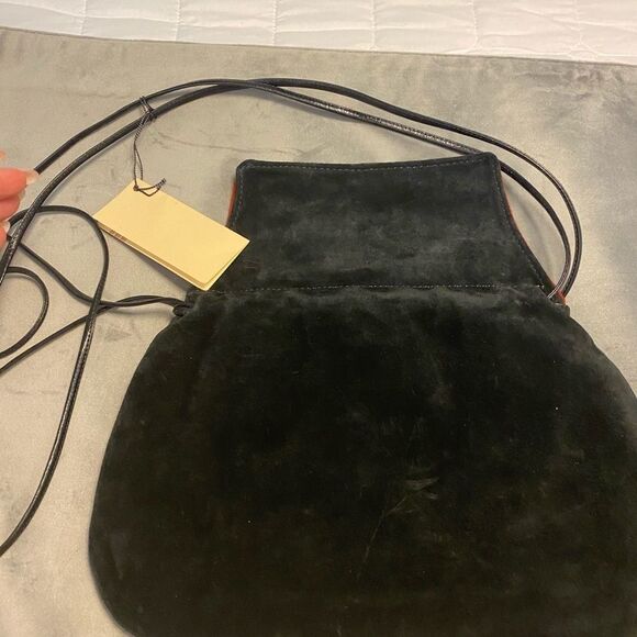 Carlos Falchi suede purse, rare vintage - Picture 5 of 7
